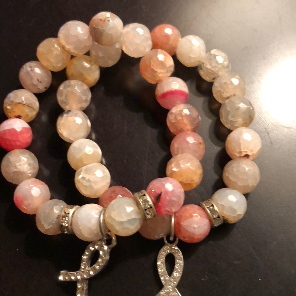 Bracelets (2 for 1) breast cancer awareness